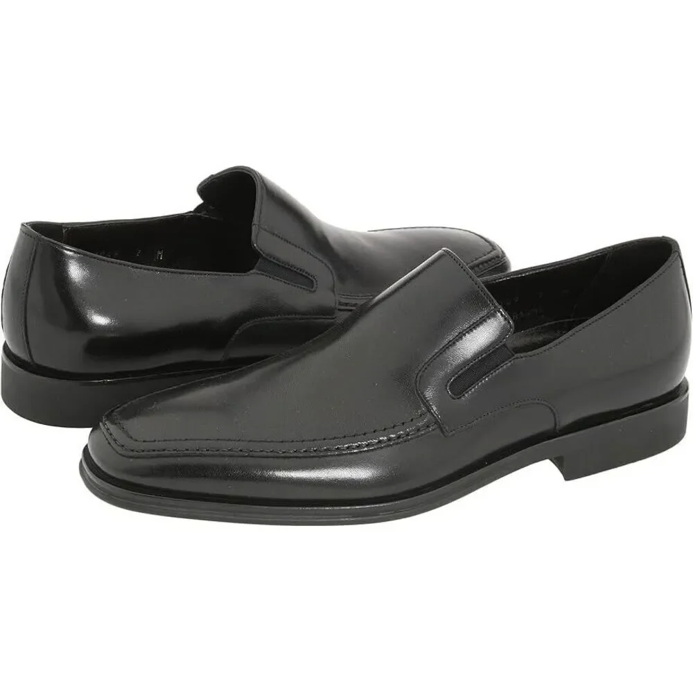 Bruno Magli Raging Loafers Men's US 14 Black Leather Slip On Dress Shoes ZPO2126 - Picture 14 of 14